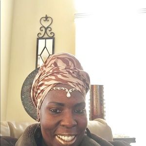 Brown Animal Print Head Wrap 72x22 inches